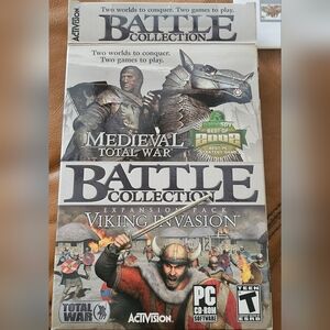 Medieval:Total War Battle Collection PC Game Base Game And Viking Invasion Pack‎